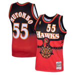 Mitchell & Ness NBA Atlanta Hawks Dikembe Mutombo 1996-97 Hardwood Classics Swingman Jersey - Scarlet