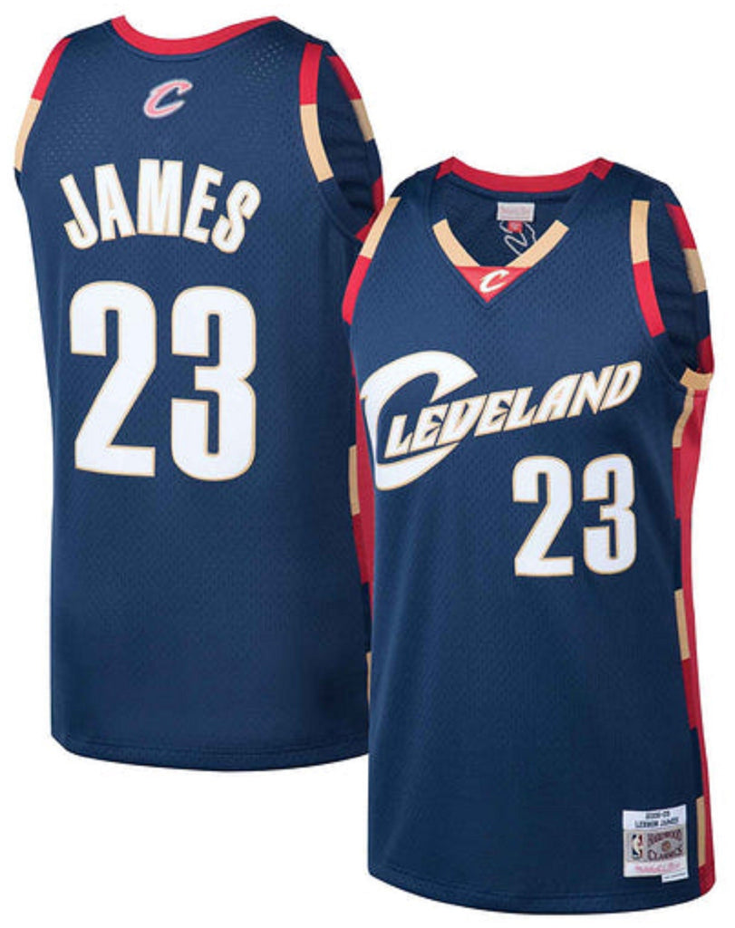Men's Cleveland Cavaliers LeBron James adidas Navy Player Swingman Jersey