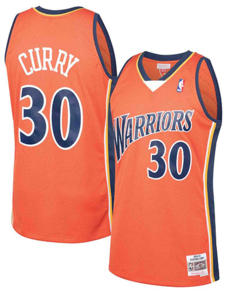 Mitchell & Ness Golden State Warriors Stephen Curry 2009 Home Swingman  Jersey (Medium)