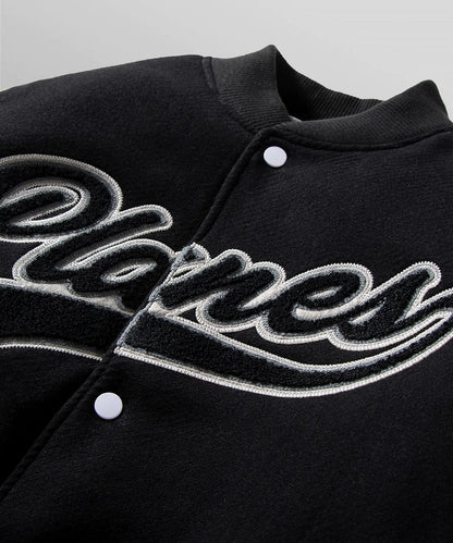 Paper Plane Varsity Jacket