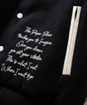 Paper Plane Varsity Jacket
