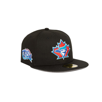 New Era 25th Season Toronto Blue Jays 59FIFTY Black - Fitted Hat