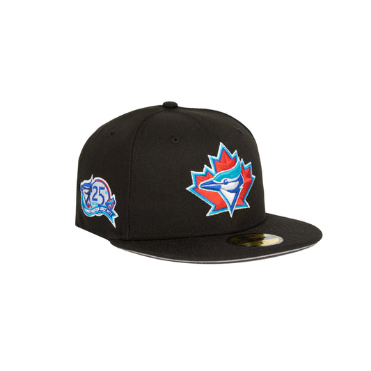 New Era 25th Season Toronto Blue Jays 59FIFTY Black - Fitted Hat