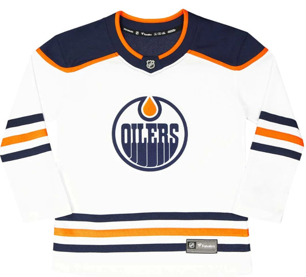 Fanatics Kids' (Youth) Edmonton Oilers Away Breakaway Jersey