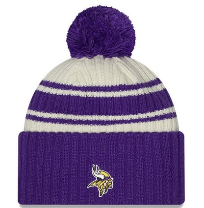 New Era Minnesota Vikings 2022 NFL Official Sideline Cold Weather Sport Knit Hat
