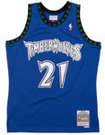 Men's Mitchell & Ness Kevin Garnett Blue Minnesota Timberwolves 2003-04 Hardwood Classics Swingman Jersey