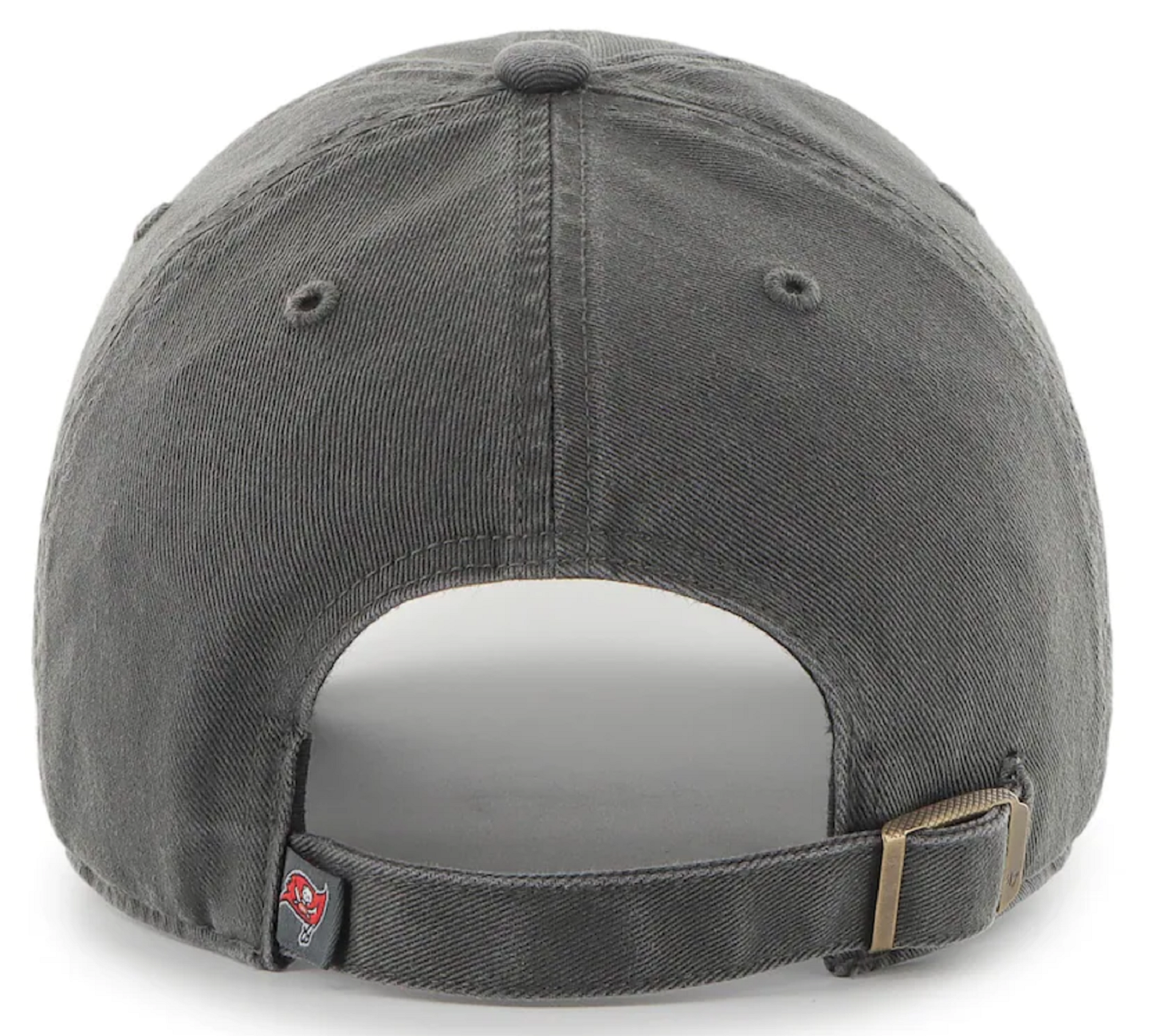 Tampa Bay Buccaneers NFL ’47 Brand Adjustable Unstructured Clean Up Charcoal Hat