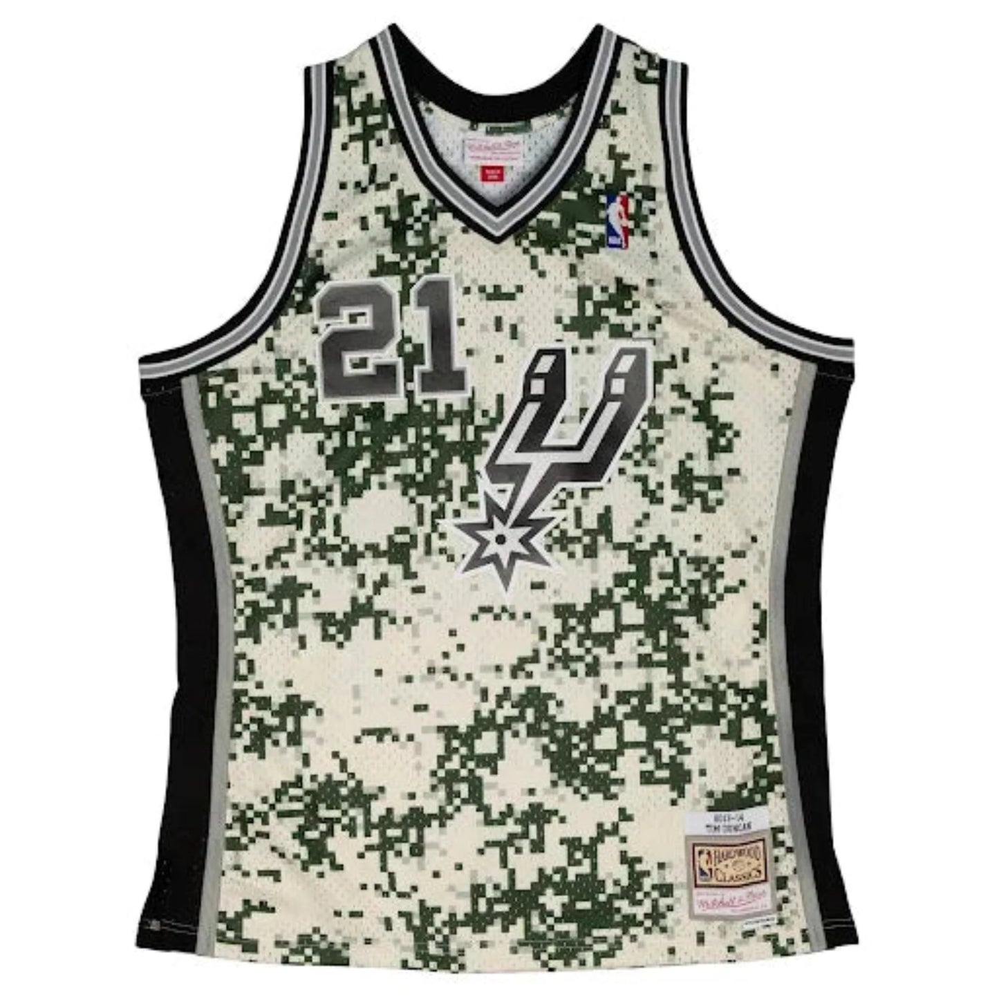 Tim Duncan #21 San Antonio Spurs Mitchell & Ness Hardwood Classics Swingman Jersey –  2014 Alternate