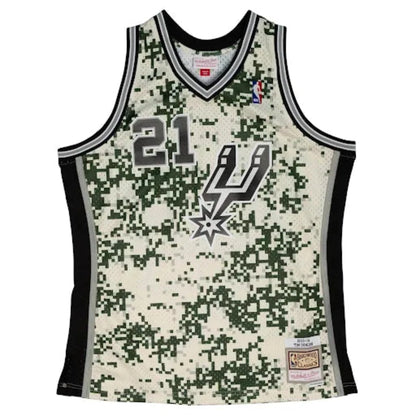 Tim Duncan #21 San Antonio Spurs Mitchell & Ness Hardwood Classics Swingman Jersey –  2014 Alternate