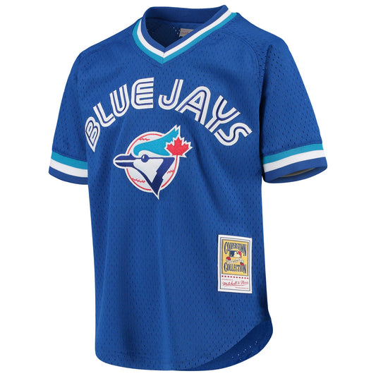 Toronto Blue Jays Blue Alomar Cooperstown Official Majestic Replica Jersey - Mens