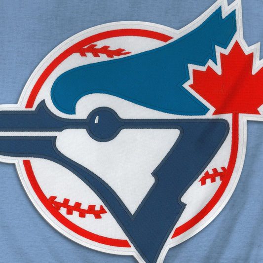 Toronto Blue Jays Cooperstown MLB Express Twill Logo Hoodie - Light Blue