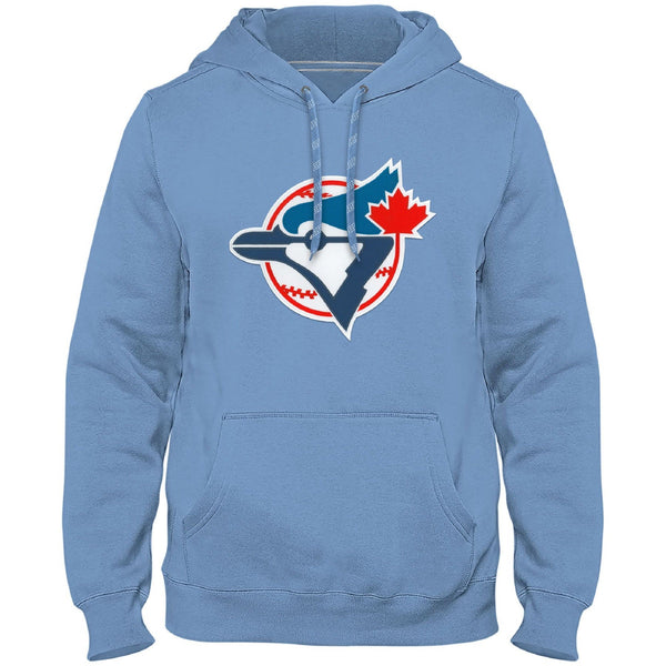 Toronto Blue Jays Cooperstown MLB Express Twill Logo Hoodie Light Blue