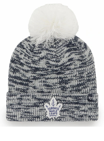 Toronto Maple Leafs Women's '47 Triple Cross Knit Toque - Grey