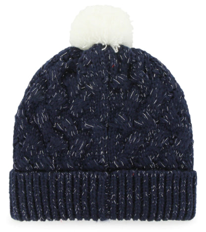 Toronto Maple Leafs Women's '47 Fiona Cuff Knit Toque - Navy Metallic