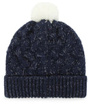 Toronto Maple Leafs Women's '47 Fiona Cuff Knit Toque - Navy Metallic