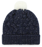 Toronto Maple Leafs Women's '47 Fiona Cuff Knit Toque - Navy Metallic