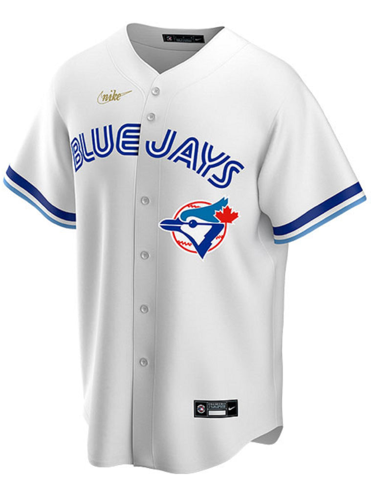 Toronto Blue Jays White Nike Official Cooperstown Replica Home Jersey - Mens Large