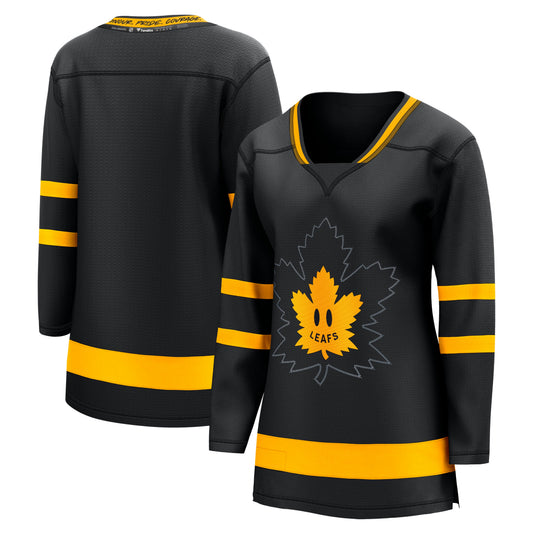 Women's Toronto Maple Leafs Fanatics Branded Black - Alternate Premier Breakaway Reversible Mitch Marner Jersey