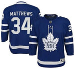 Youth and Kids Toronto Maple Leafs Auston Matthews Blue Home Premier Player - Jersey