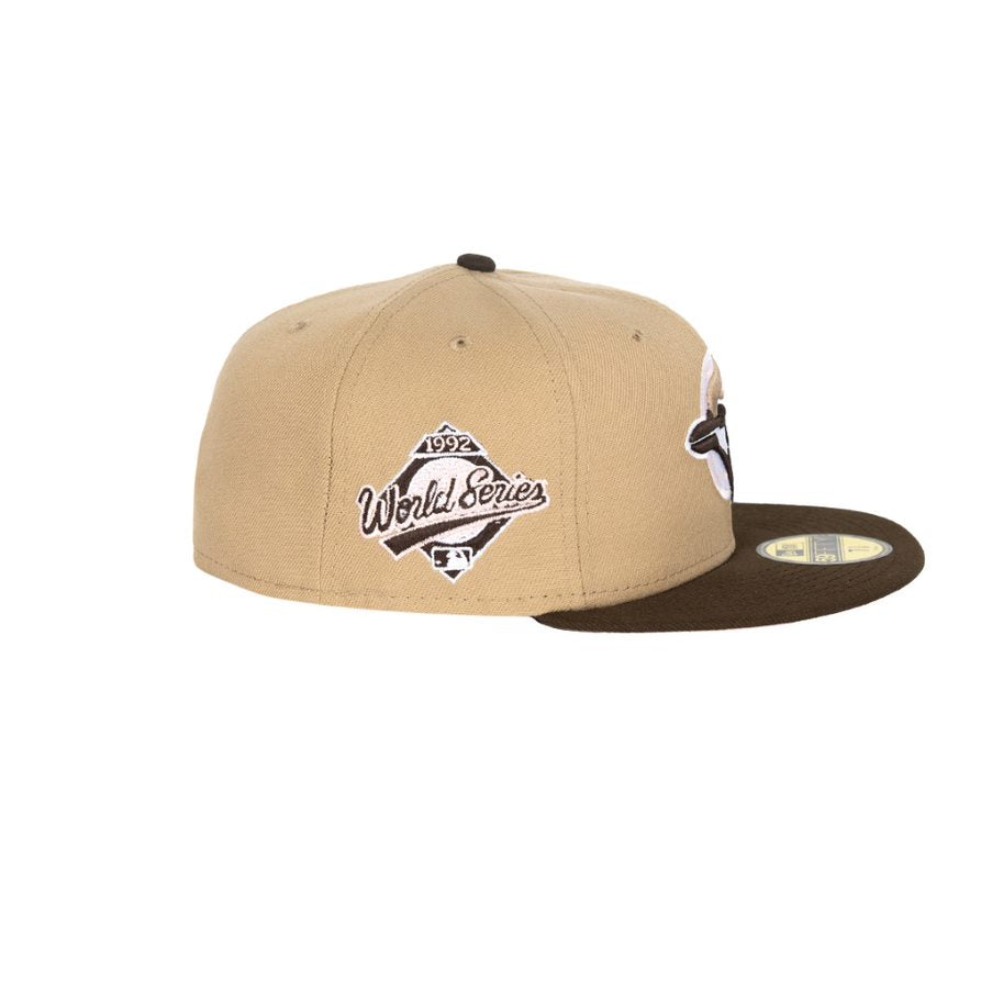 New Era Toronto Blue Jays 1992 World Series 59FIFTY Beige/Brown Pink - Fitted Hat