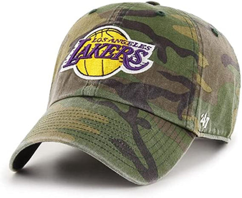 Los Angeles Lakers '47 Camo Clean Up Adjustable Hat