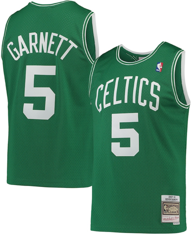 Men's Mitchell & Ness NBA Kevin Garnett Boston Celtics 2007/08 Hardwood Classics Swingman Jersey - Kelly Green