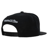 Men's Brooklyn Nets Team Script 2.0 Mitchell & Ness Black Snapback Hat