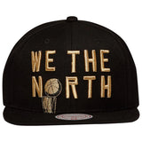 Toronto Raptors Mitchell & Ness We The North Trophy SnapBack - Black/Gold