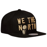 Toronto Raptors Mitchell & Ness We The North Trophy SnapBack - Black/Gold