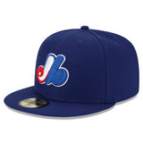 New Era Montreal Expos Cooperstown Authentic Collection On-Field 59Fifty Fitted Hat - Royal Blue