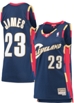 Mitchell & Ness (Women) NBA Cleveland Cavaliers LeBron James 2008/09 Hardwood Classics Swingman Jersey - Navy