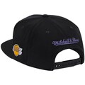 Men's Mitchell & Ness Black Los Angeles Lakers Foundation Script - Snapback Hat