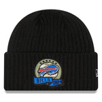 Buffalo Bills New Era 2022 Salute to Service Knit Hat - Black