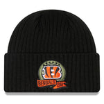 Cincinnati Bengals New Era 2022 Salute to Service Knit Hat - Black