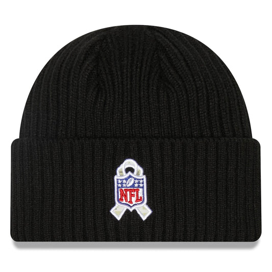 Pittsburgh Steelers New Era 2022 Salute to Service Knit Hat - Black