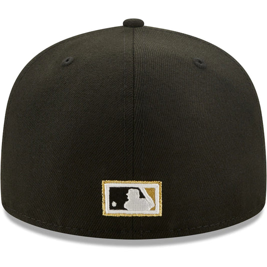 New Era 1992 World Series Toronto Blue Jays 59Fifty Fitted Hat - Black & Metallic Gold