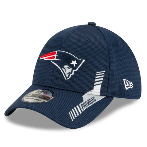 New England Patriots 2021 Sideline 39THIRTY Stretch Fit Hat - Navy