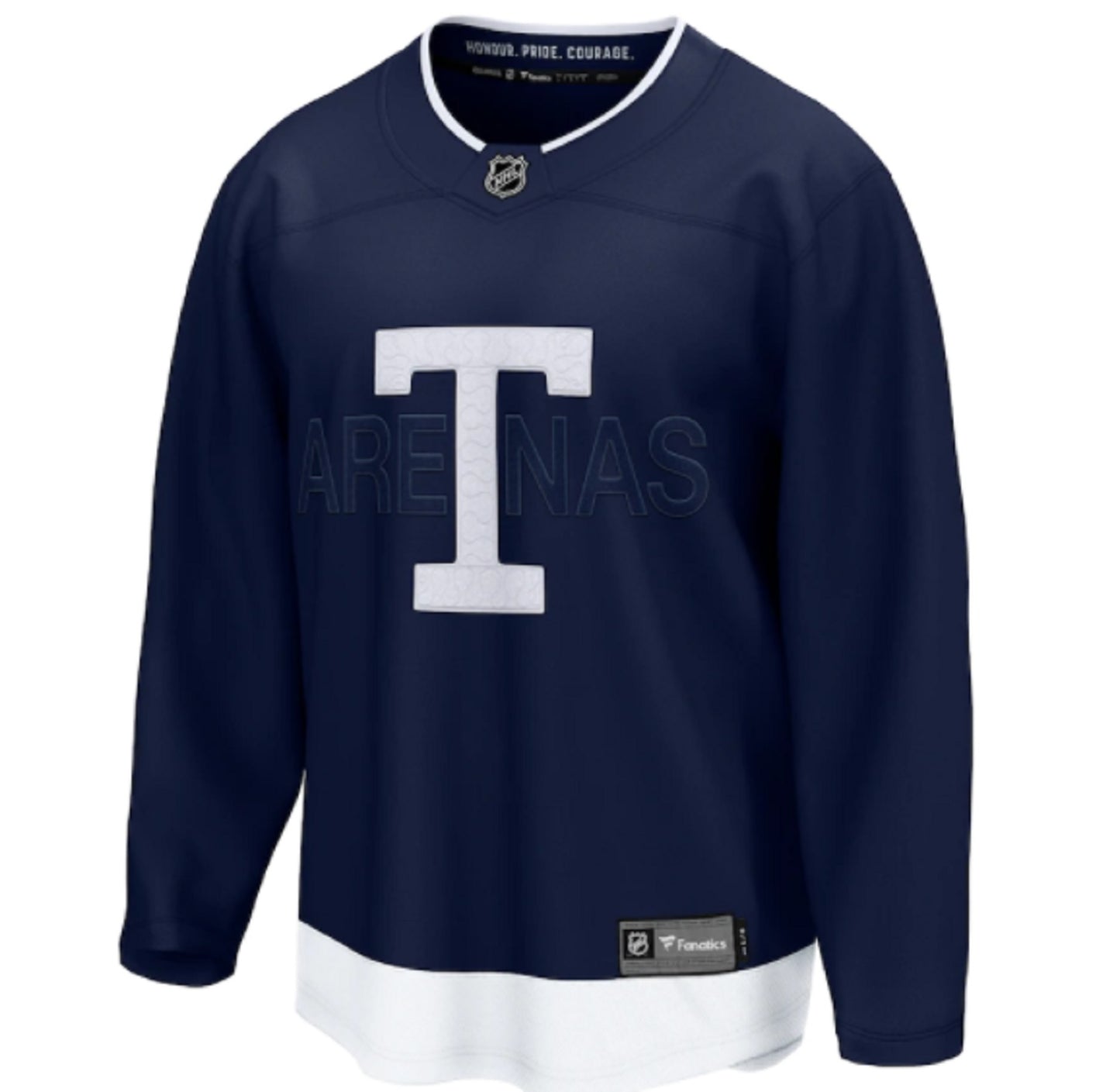 Toronto Maple Leafs Fanatics Branded 2022 NHL Heritage Classic Breakaway Blank Jersey - Navy