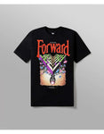 PAPER PLANE FORWARD MOTION TEE BLACK