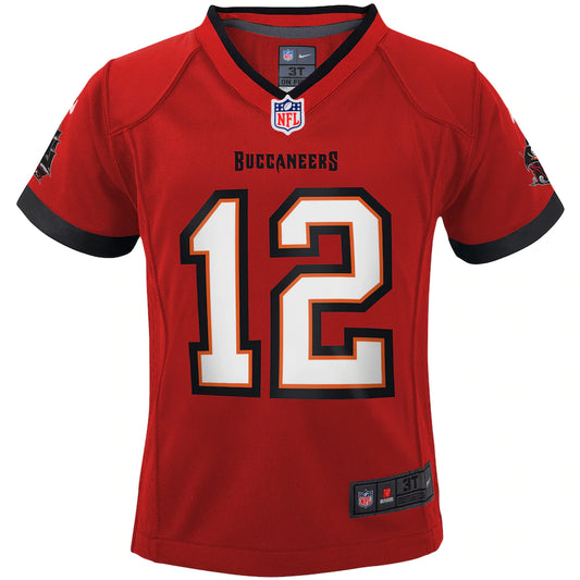 Preschool Nike Tom Brady Red Tampa Bay Buccaneers - Game Jersey