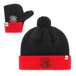 Infant Toronto Raptors NBA Basketball Bam Bam Knit Toque and Mitten Set