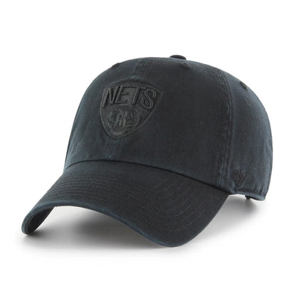 Brooklyn Nets '47 Clean Up Adjustable Hat- Black/Black
