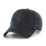 Brooklyn Nets '47 Clean Up Adjustable Hat- Black/Black