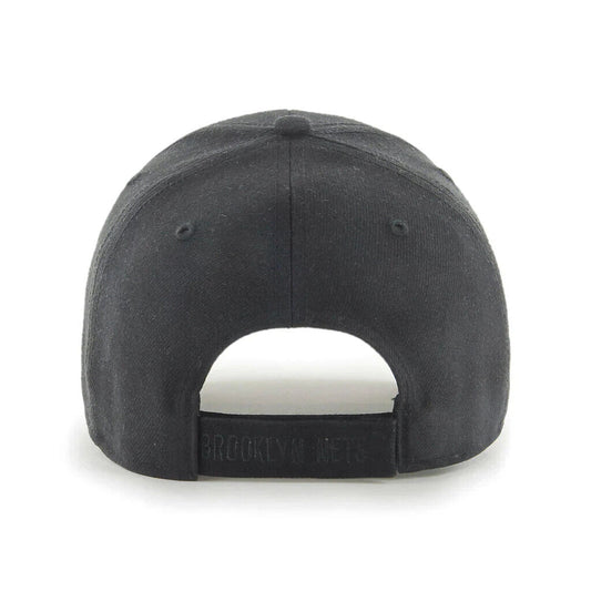 Brooklyn Nets '47 MVP Adjustable Hat- Black/Black
