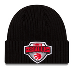 Men's Toronto Raptors New Era Black 2020 NBA Tip-Off Official Toque Beanie Knit