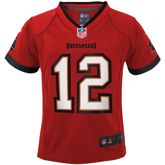 Toddler Nike Tom Brady Red Tampa Bay Buccaneers - Game Jersey
