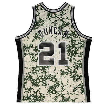 Tim Duncan #21 San Antonio Spurs Mitchell & Ness Hardwood Classics Swingman Jersey –  2014 Alternate