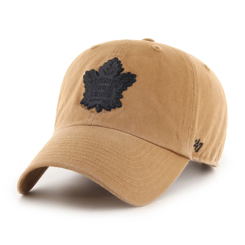 Toronto Maple Leafs '47 Clean Up Adjustable Cap - Dune & Black Logo