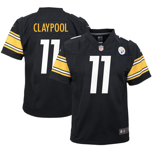 Youth Nike Chase Claypool Black Pittsburgh Steelers - Game Jersey