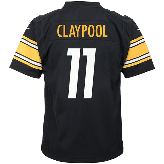 Youth Nike Chase Claypool Black Pittsburgh Steelers - Game Jersey